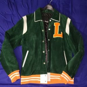 LeGrand Homme Collar Letterman Jacket